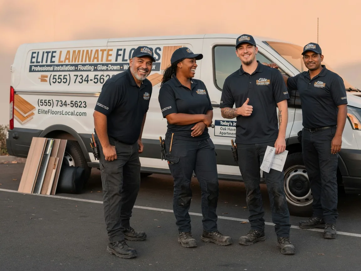 Laminate flooring installation company in Rougon, LA